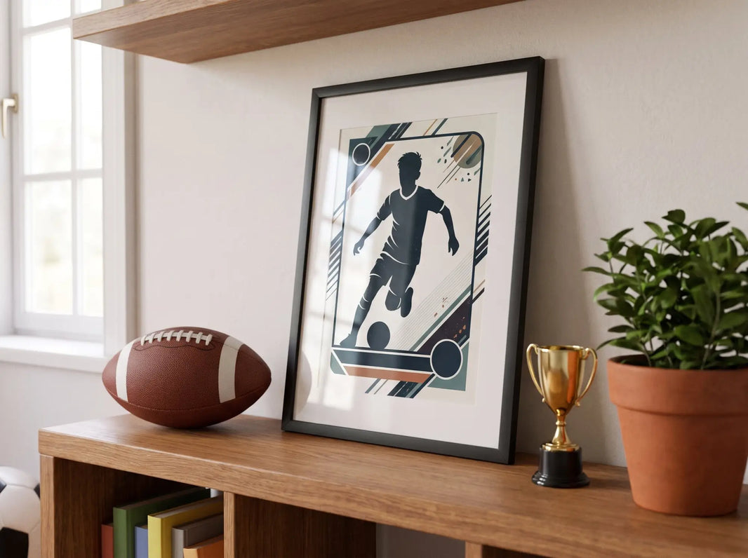 Idée cadeau carte de joueur foot club amateur: offrez-lui