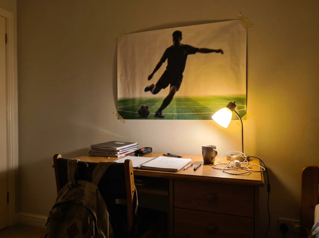 Poster foot grand format pour chambre ado: transformer