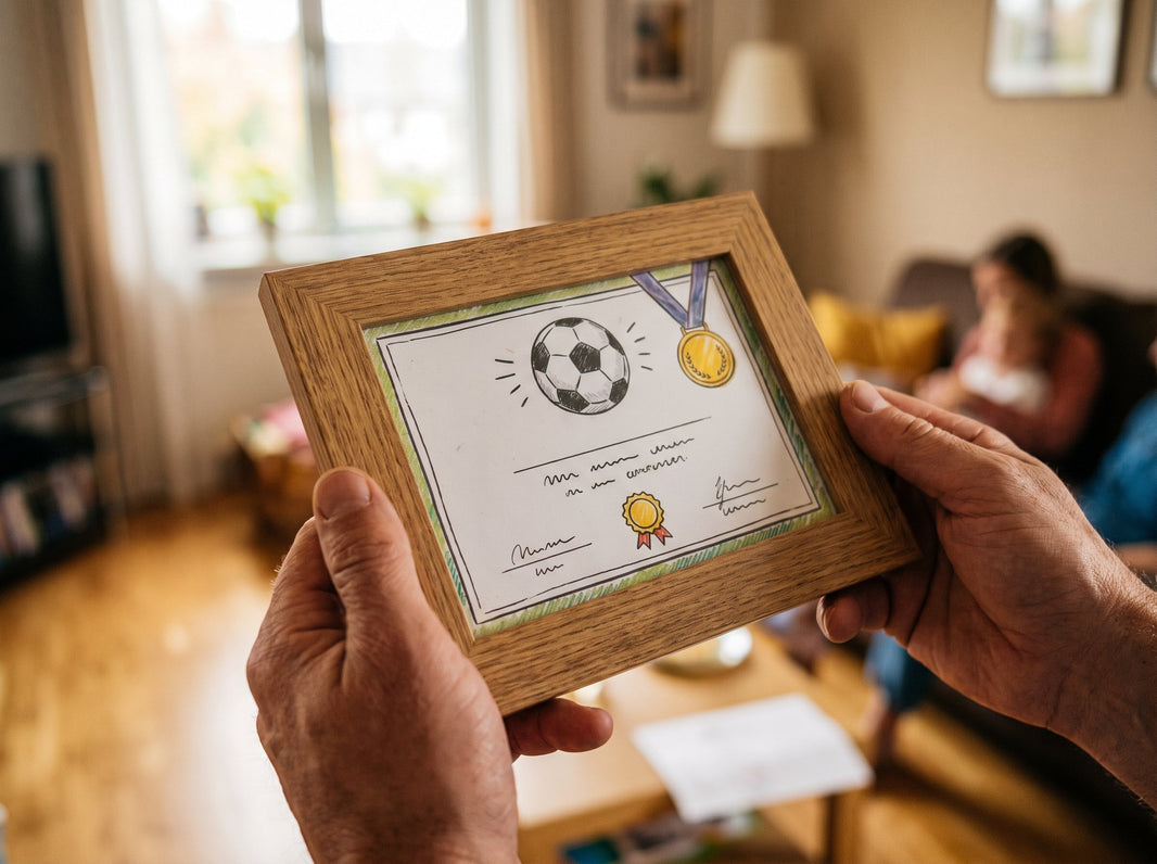 Diplôme de foot personnalisé : la plus belle récompense de fin de saison