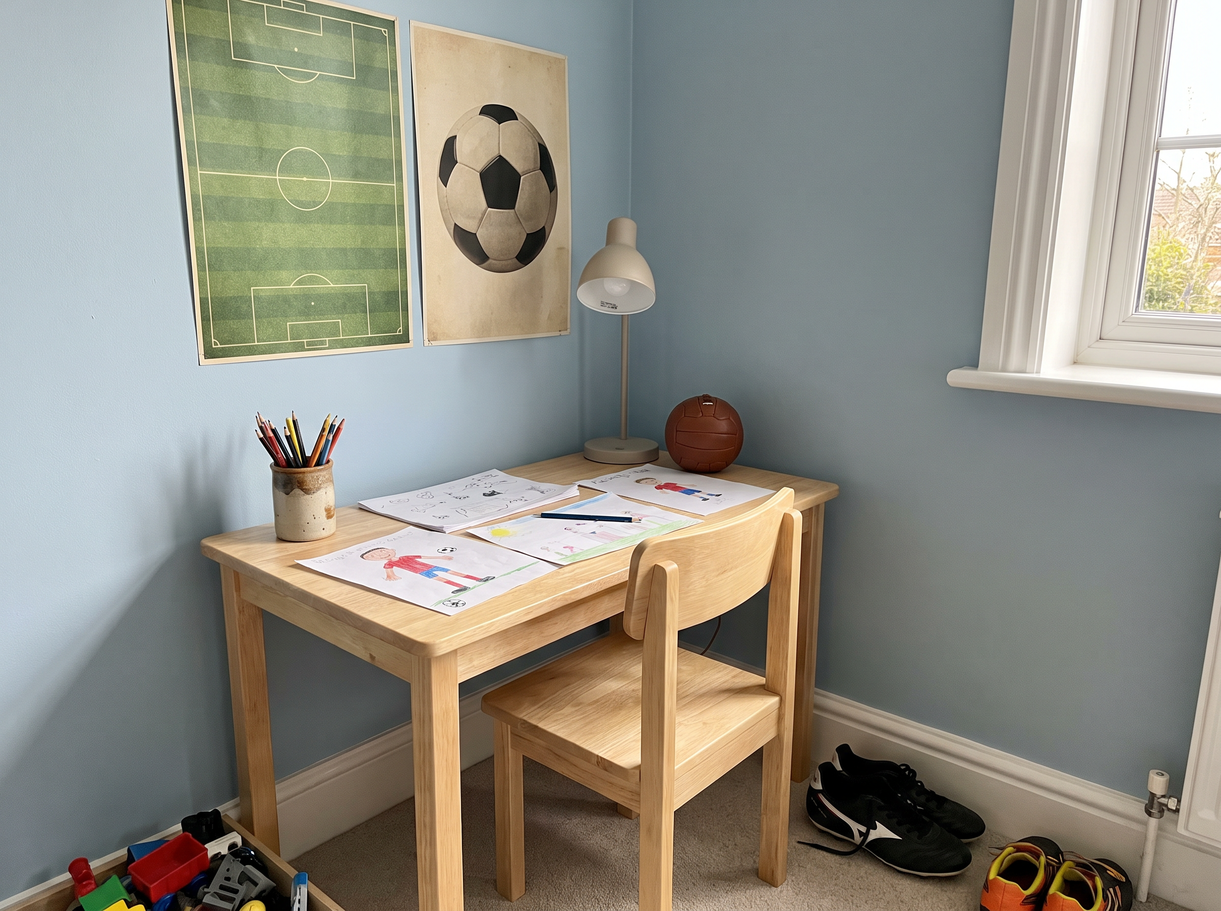 Idée déco chambre garçon foot 8 ans : créer l'univers dont il rêve