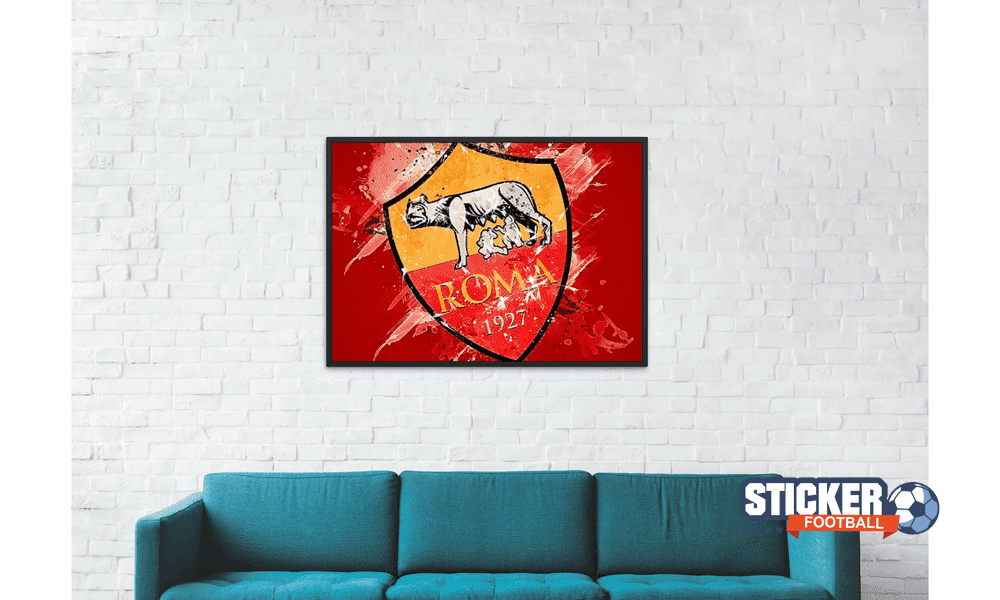 Decoration foot du ROMA logo tableau