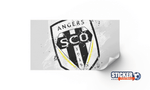 Decoración de fútbol del logo de Angers SCO - Vignette | stickers foot