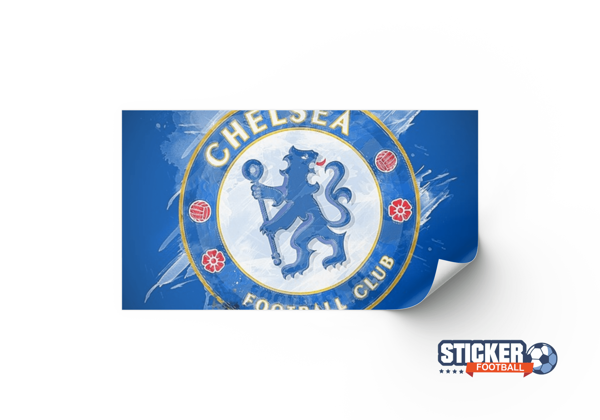 Décoration foot tableau logo Chelsea