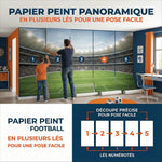 Papier peint motif logo PSG - Vignette | stickers foot
