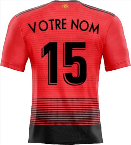 Adhésif deco maillot Manchester United collector 2019