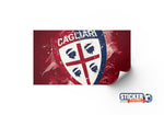 Tablero de decoración de fútbol con el logo de Cagliari - Vignette | Sticker Foot