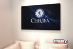 Tablero de decoración visual de fútbol con el logotipo de Chelsea - Vignette | Sticker Foot