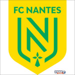 Etiqueta engomada del logotipo del FC Nantes - Vignette | stickers foot