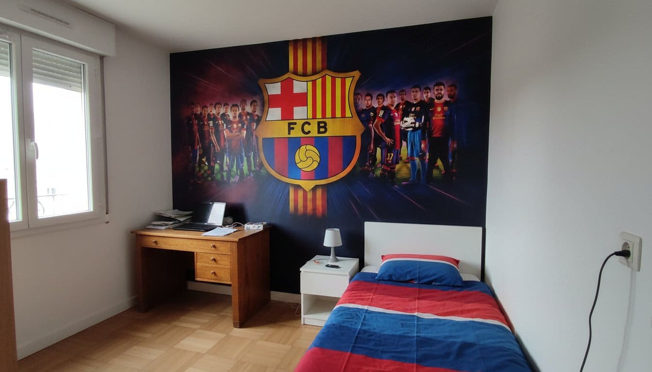 Visualisation Barça Passion: Papier Peint Vibrant de Ville