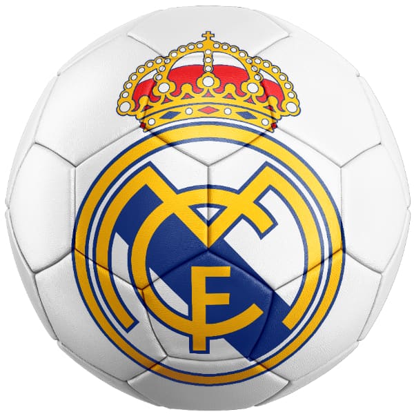 Deco anniversaire Real Madrid en sticker ballon