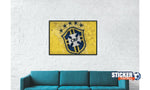Decoración del logo de la selección de fútbol de brasil - Vignette | Sticker Foot
