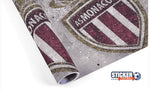 Decoración del tablero de fútbol con el logotipo de AS Monaco - Vignette | Sticker Foot