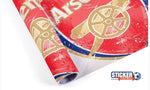 Decoración del tablero de fútbol con el logo del Arsenal - Vignette | Sticker Foot