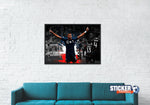 Tablero de decoración de fútbol MBAPPÉ en la selección francesa - Vignette | Sticker Foot