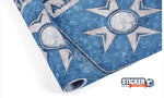 AJ Auxerre logo decoración de fútbol - Vignette | Sticker Foot
