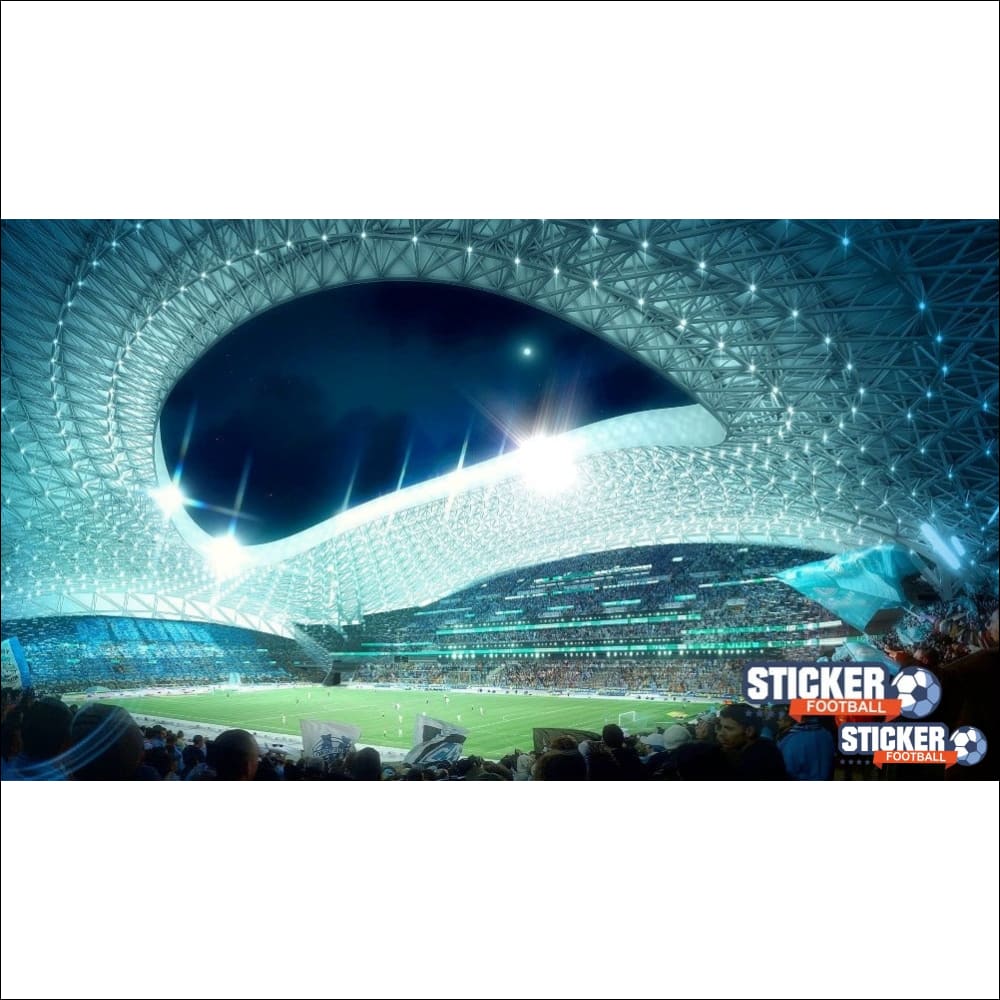 Déco football tableau stade velodrome