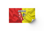 Imagen de decoración de pared de bandera de fútbol de lente RC - Vignette | Sticker Foot