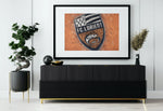 Decoración de pared del club de fútbol FC Lorient con logotipo de pizarra - Vignette | Sticker Foot