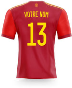 Decoración de la etiqueta de la camiseta de España - Vignette | Sticker Foot