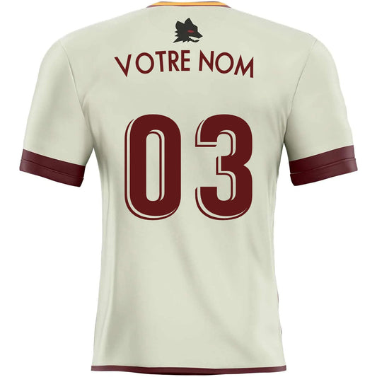 Déco sticker foot - 2023 AS ROMA EXTERIEUR Personnalisé