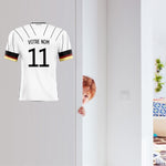 Decoración de pegatinas de fútbol - camiseta de fútbol de Alemania - Vignette | Sticker Foot