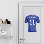 Decoración de pegatinas de fútbol - camiseta del Chelsea personalizada - Vignette | Sticker Foot