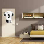 Decoración de pegatinas de fútbol - camiseta de la Juventus - Vignette | Sticker Foot