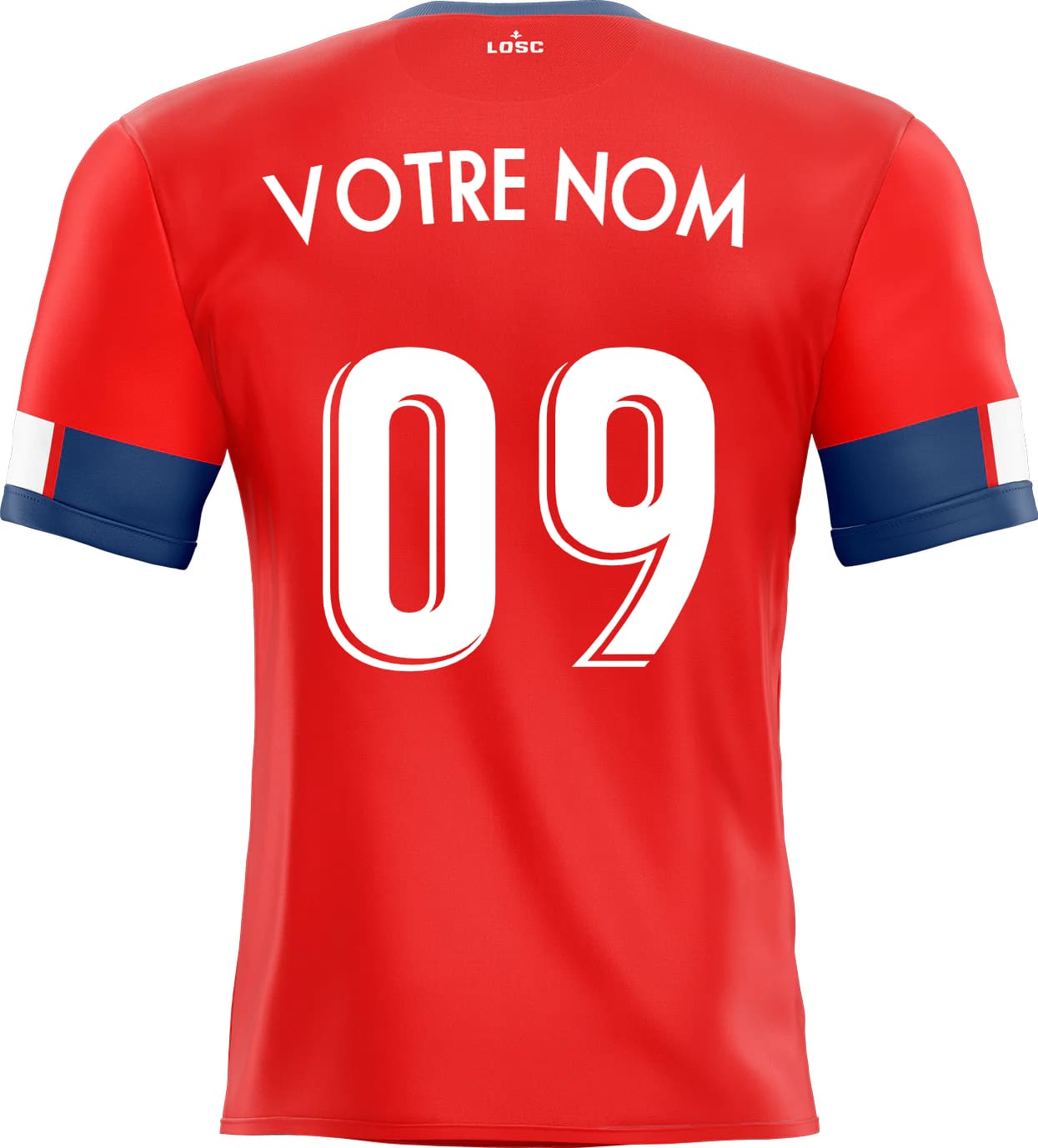 Déco sticker foot - Maillot LOSC domicile