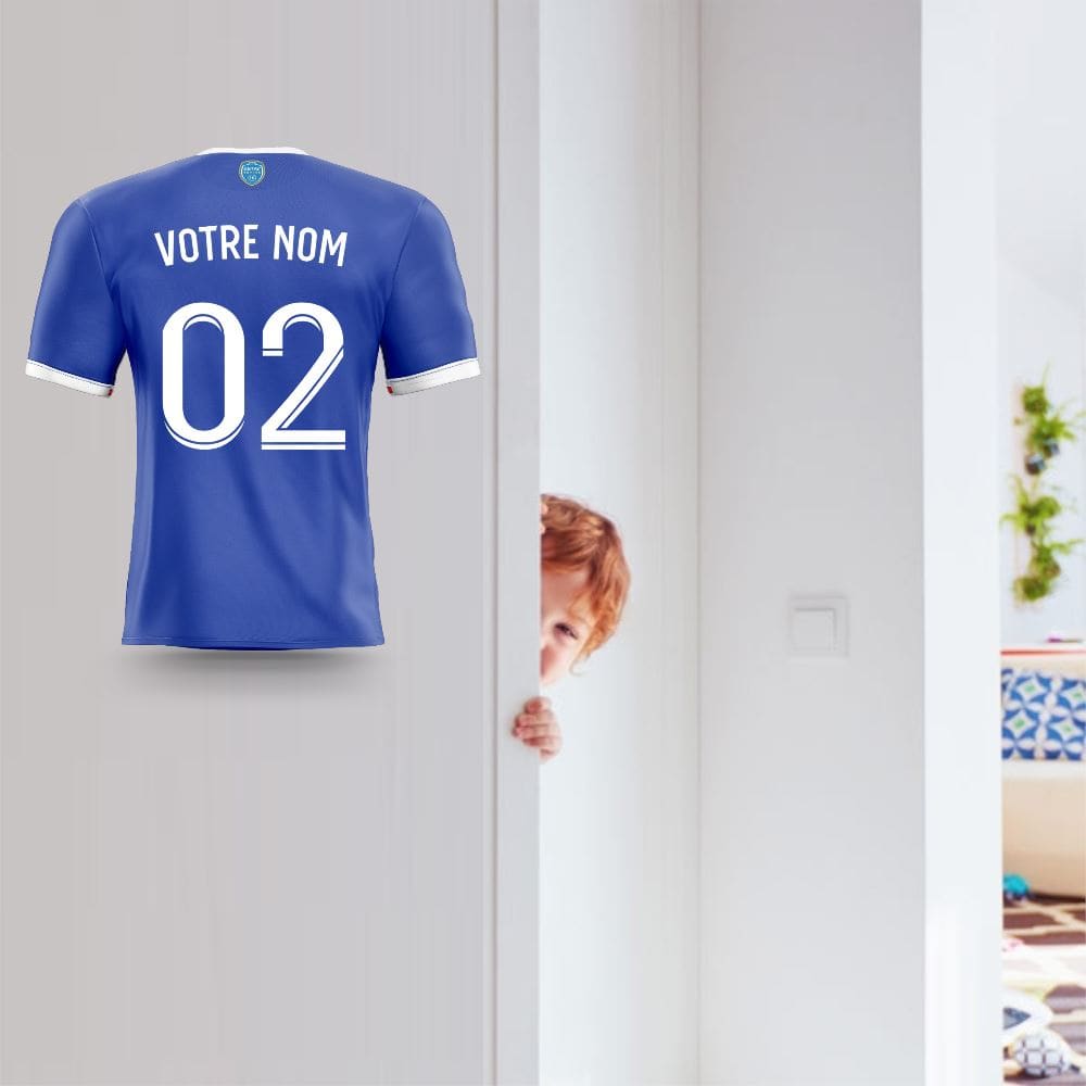 Déco foot TROYES Personnalisé sticker-foot