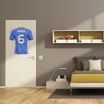 Decoración de pegatinas de fútbol - Visual de la camiseta de fútbol de Italia - Vignette | Sticker Foot