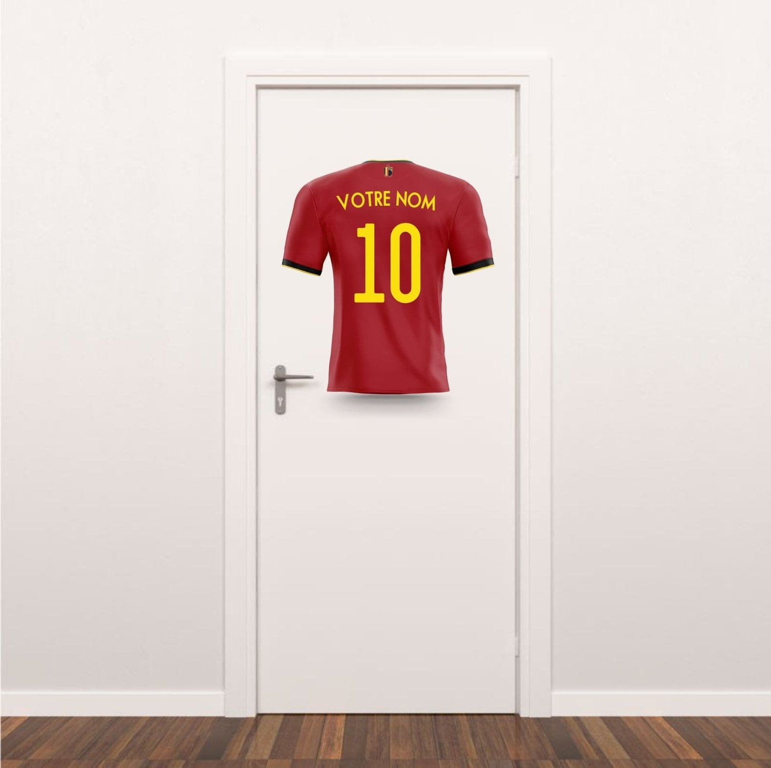Déco sticker foot - sticker maillot de foot personnalisé Belgique