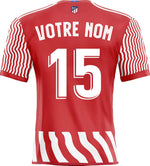 Decoración de la pegatina de la camiseta del Atlético de Madrid - Vignette | Sticker Foot