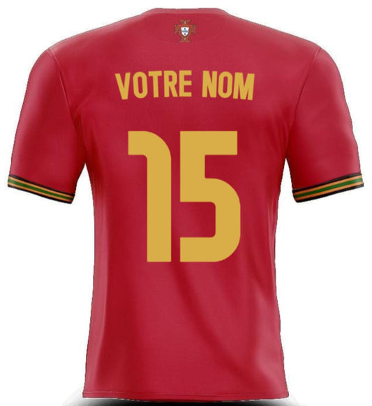 Sticker maillot foot cadeau pour enfant Portugal Déco sticker foot - 2022 PORTUGAL Personnalisé