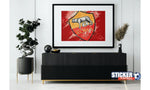Pie decorativo de la mesa con logo ROMA - Vignette | Sticker Foot