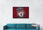 Decoración pie salón poster Liverpool fc - Vignette | Sticker Foot