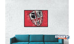 Decoración logo de fútbol AC AJACCIO CORSE - Vignette | Sticker Foot
