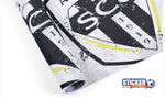 Decoración de fútbol del logo de Angers SCO - Vignette | Sticker Foot
