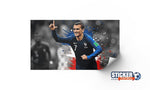 Decoración cartel futbolista Antoine Griezmann - Vignette | Sticker Foot