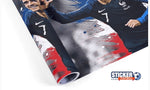 Decoración cartel futbolista Antoine Griezmann - Vignette | Sticker Foot
