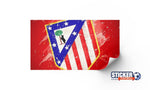 Decoración mesa logo Atlético Madrid Fútbol - Vignette | Sticker Foot