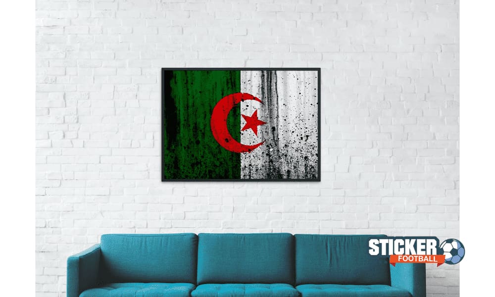 Décoration supporter Algerie en tableau