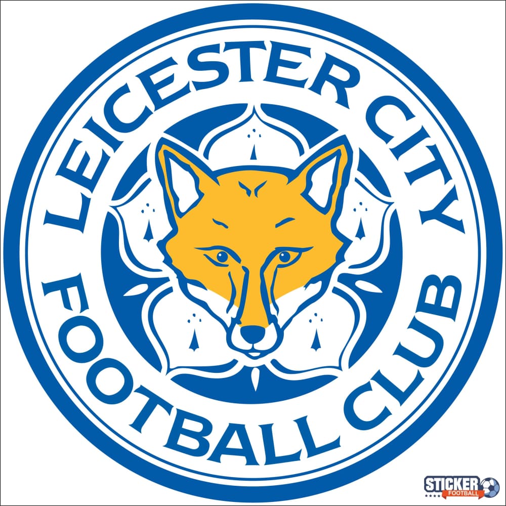 Leicester city sticker logo