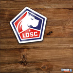 Logotipos de LOSC - Pegatina de fútbol del club Lille Losc - Vignette | stickers foot