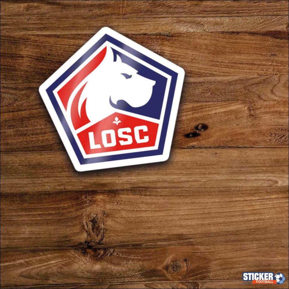 Logos LOSC - sticker foot du club Lille Losc