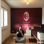 Papier Peint AC Milan - Déco Ultime pour Fans - Vignette | stickers foot