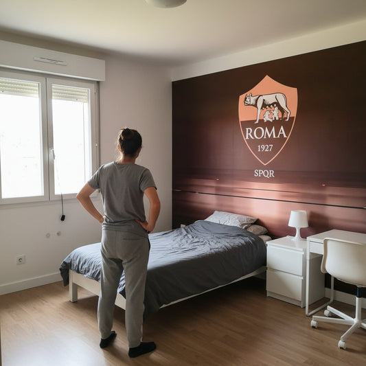 Visualisation Papier Peint AS Roma - Passion Sportive