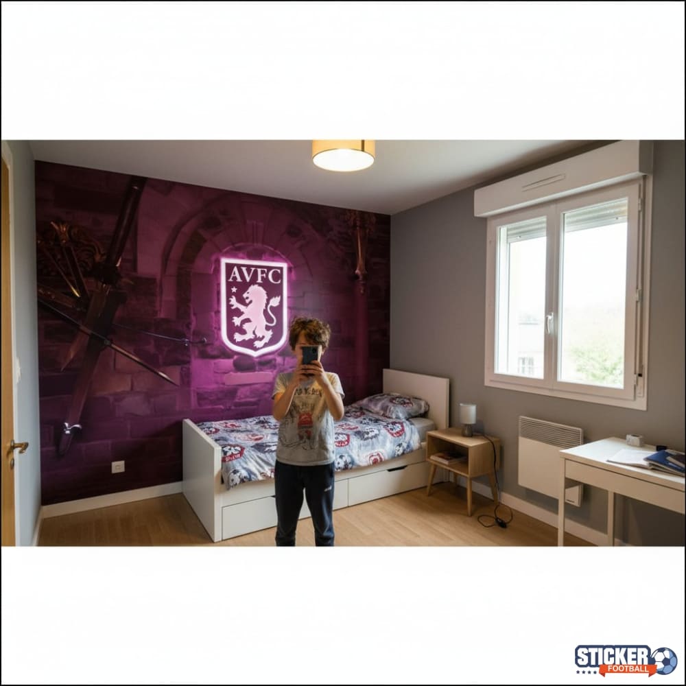 Visualisation Papier Peint Aston Villa FC : Décorez avec Passion