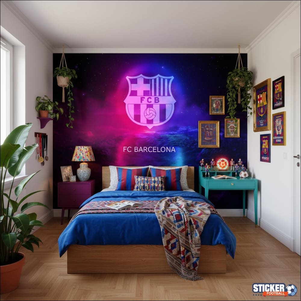 Visualisation Papier Peint FC Barcelona Esprit Sportif