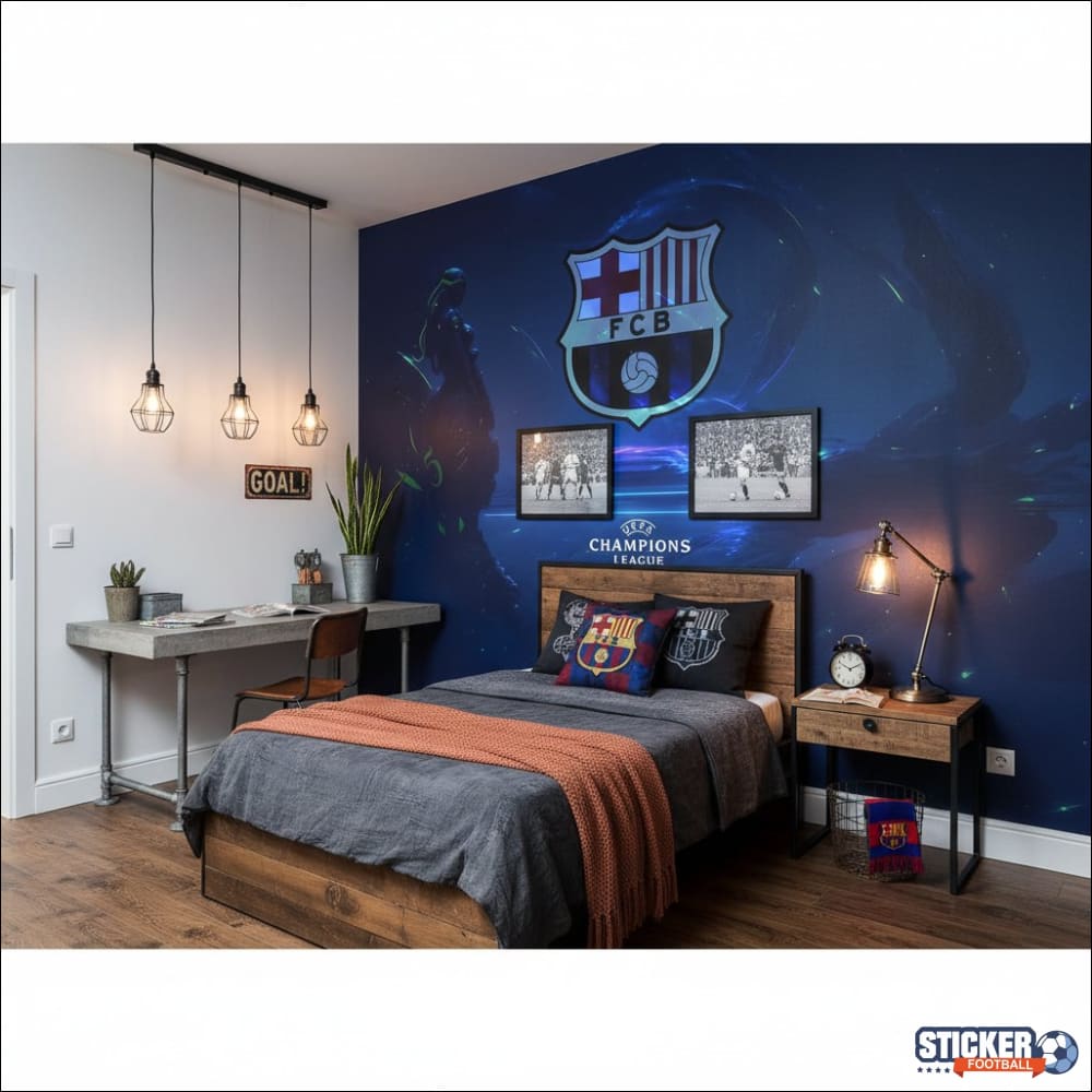 Visualisation Papier Peint FC Barcelona Idéal pour Fans Sportifs