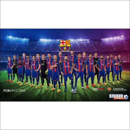 L’équipe de football de Barcelone.